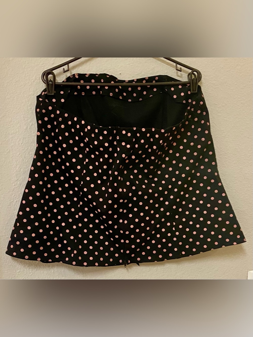 Torrid Bustier with Ribbon Detail - Black with Pink Dots - Size 3X - Like New! - Picture 5 of 7